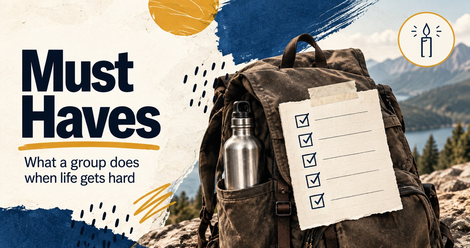 Cover of Must Haves. Eleven sessions on what a group does when life gets hard.