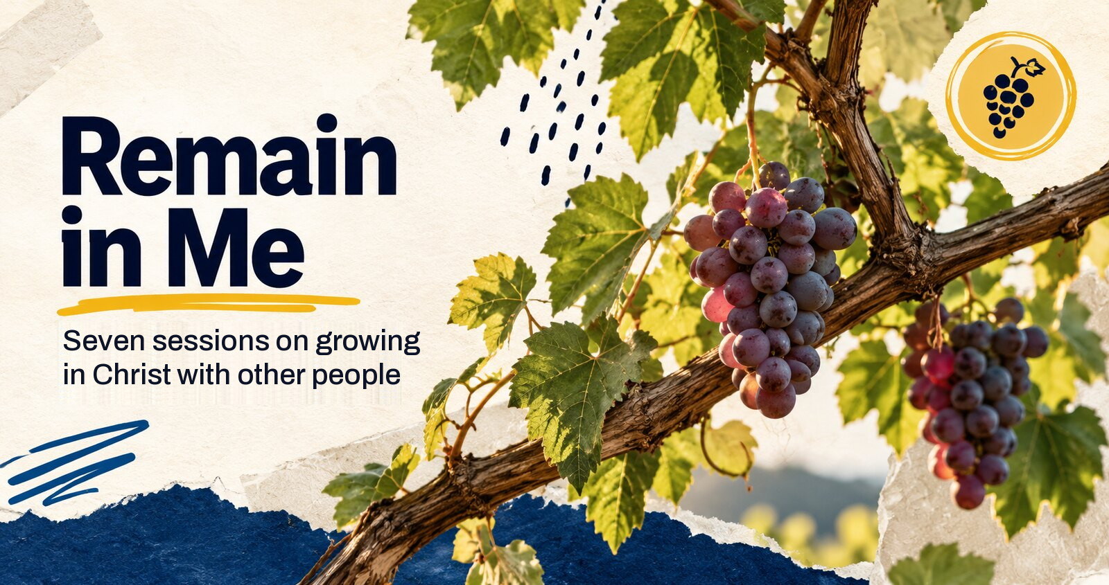 Cover of Remain in Me. How growing in Christ actually happens, and why it takes other people